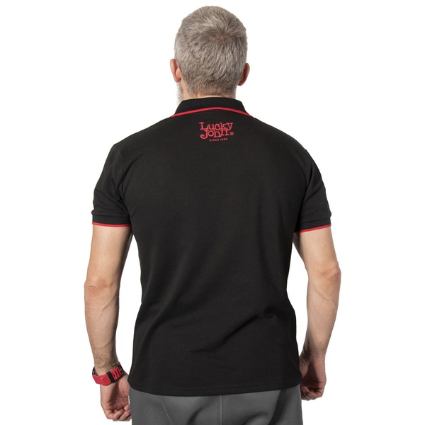 Рубашка-поло Lucky John Black
