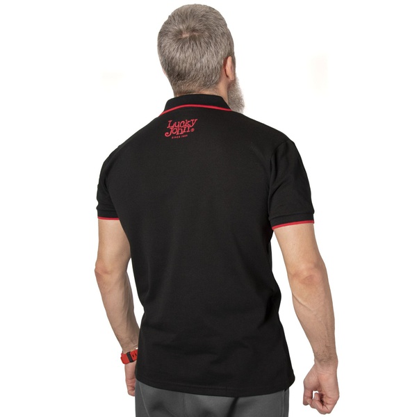 Рубашка-поло Lucky John Black