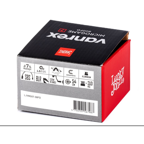 Катушка безынерционная Lucky John Vanrex Micro Game 7 800FD