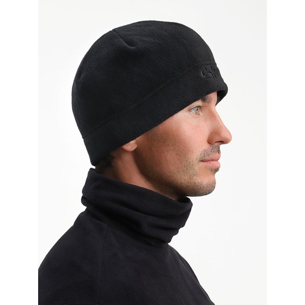 Шапка Skadi Gear Полис (вышивка в тон, 280 г/м²) Чёрный