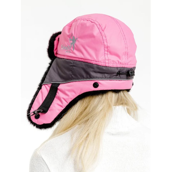 Шапка-ушанка Skadi Gear Skadi (с маской) Розовый/Серый/Норка