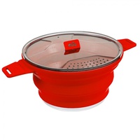 Котелок складной силиконовый Tramp TRC-146 (2,5 л) терракотовый