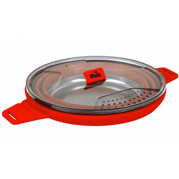 Котелок складной силиконовый Tramp TRC-146 (2,5 л) терракотовый