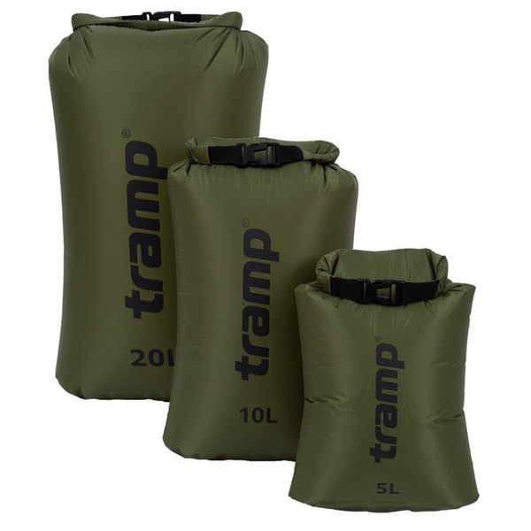Гермомешок Tramp Nylon Ultralight оливковый, 20 л