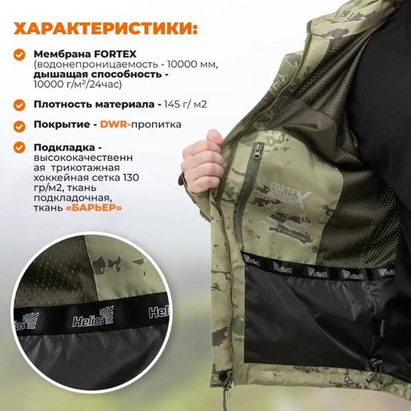 Костюм Helios Torman (мембрана 10/10) Camo