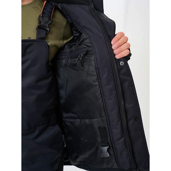 Костюм поплавок Тритон Skif S&F -40°С чёрный/оранжевый