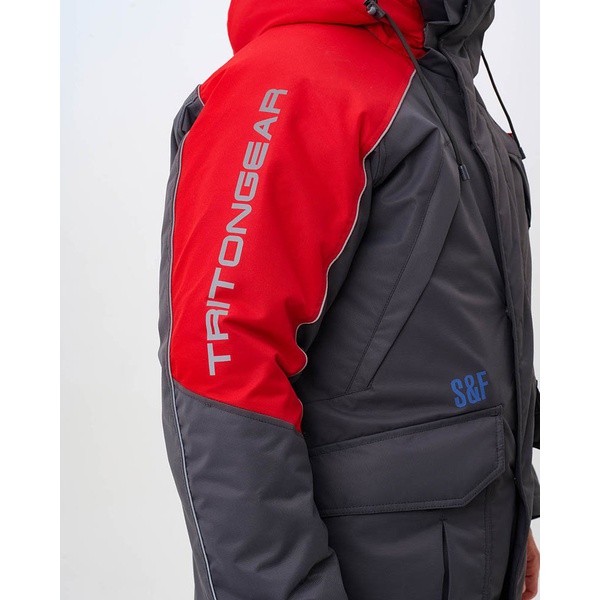 Костюм поплавок Тритон Skif S&F -40°С серый/красный