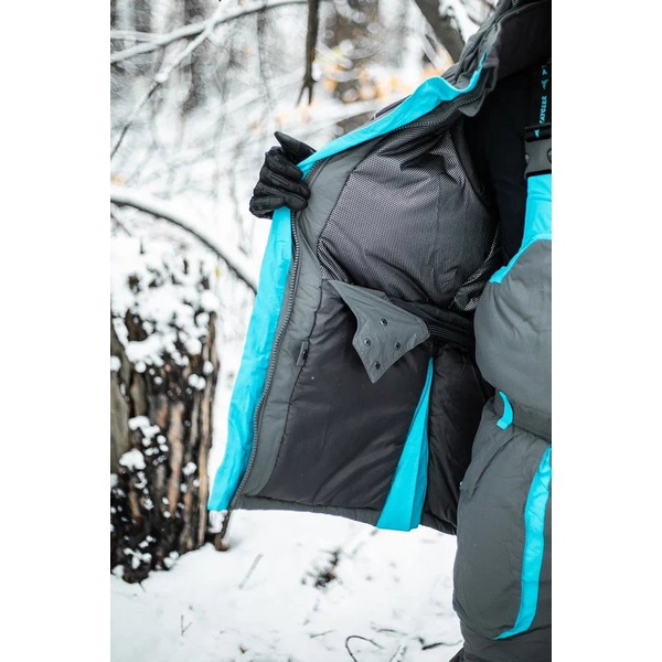 Костюм Taygerr Граф (-45°C) оникс-бирюза