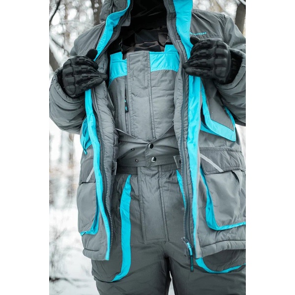 Костюм Taygerr Граф (-45°C) оникс-бирюза