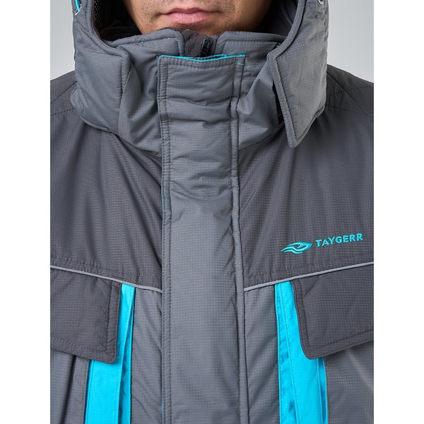 Костюм Taygerr Граф (-45°C) оникс-бирюза