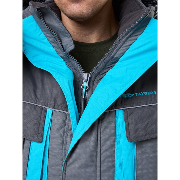 Костюм Taygerr Граф (-45°C) оникс-бирюза