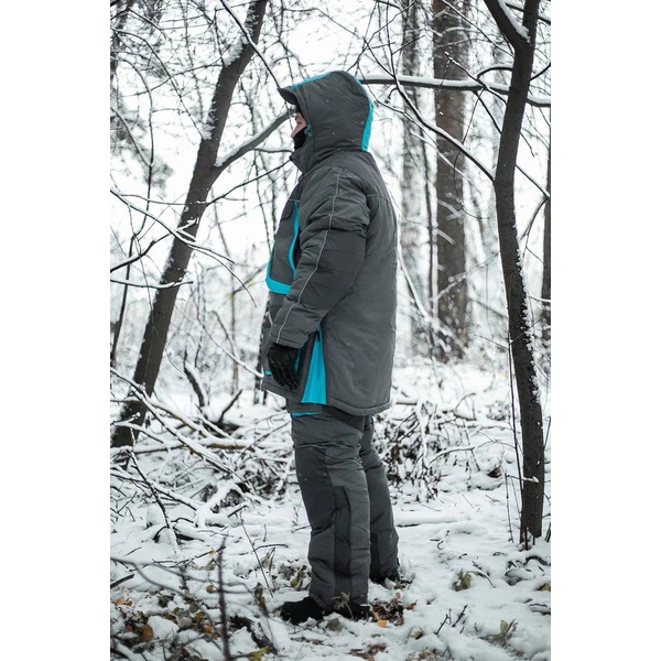 Костюм Taygerr Граф (-45°C) оникс-бирюза