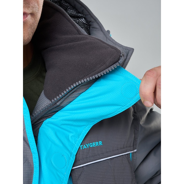 Костюм Taygerr Граф (-45°C) оникс-бирюза