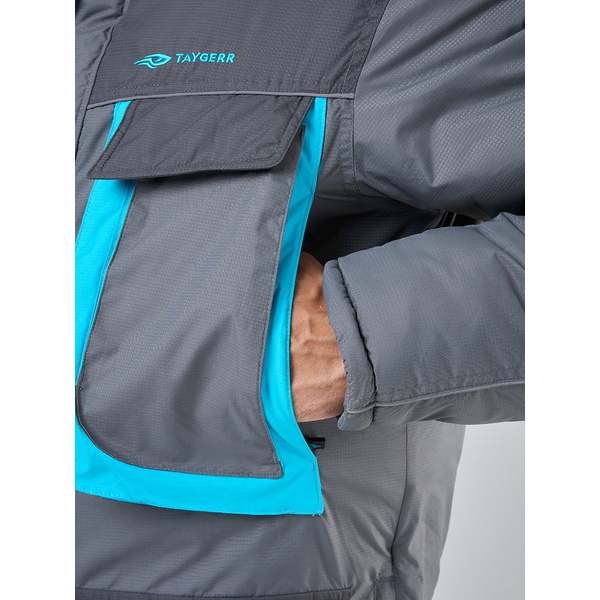 Костюм Taygerr Граф (-45°C) оникс-бирюза