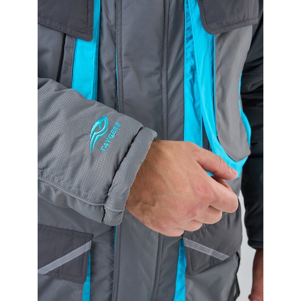 Костюм Taygerr Граф (-45°C) оникс-бирюза