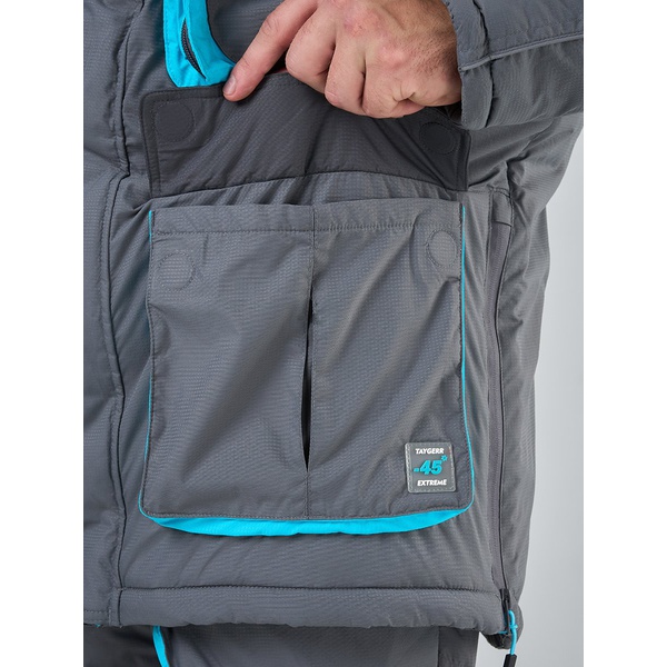 Костюм Taygerr Граф (-45°C) оникс-бирюза