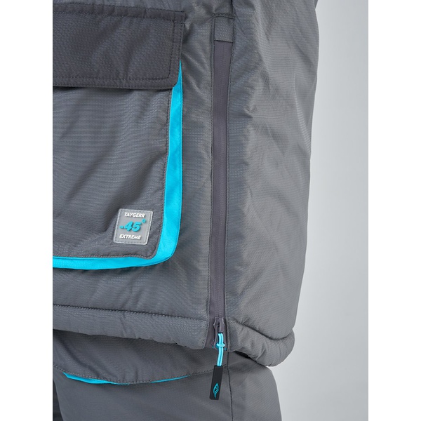 Костюм Taygerr Граф (-45°C) оникс-бирюза