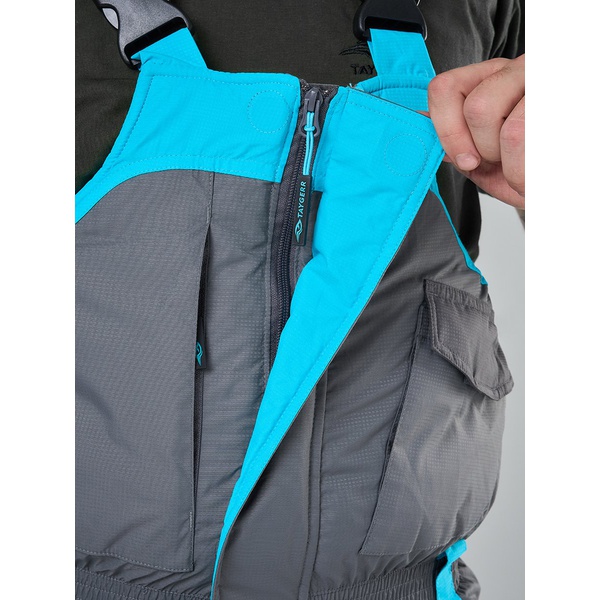 Костюм Taygerr Граф (-45°C) оникс-бирюза