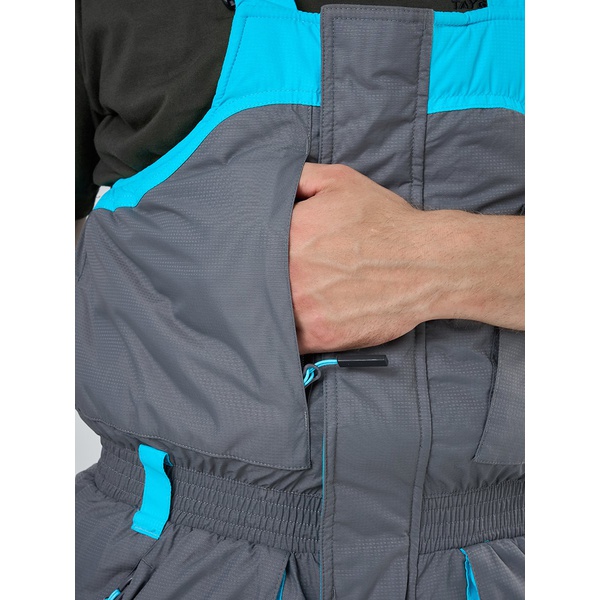 Костюм Taygerr Граф (-45°C) оникс-бирюза