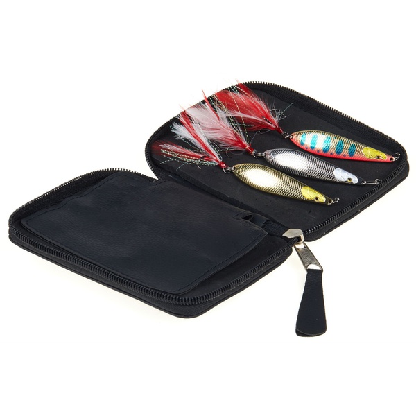 Чехол для приманок Lucky John Eco Leather (13×10 см)