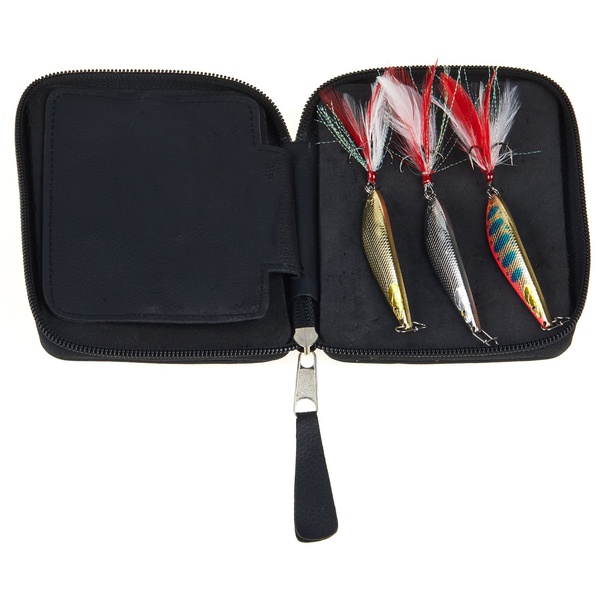 Чехол для приманок Lucky John Eco Leather (13×10 см)