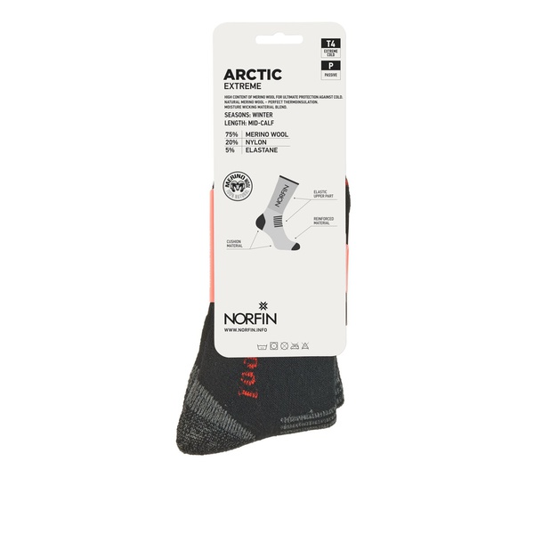 Носки Norfin T4A Arctic Merino Extreme Crew