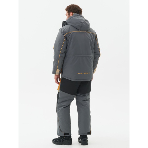 Костюм зимний Huntsman Elbrus Серый/Банан, тк. Hit Membrane