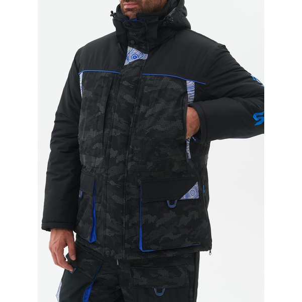 Костюм зимний Huntsman Elbrus черный, тк. Reflex Membrane