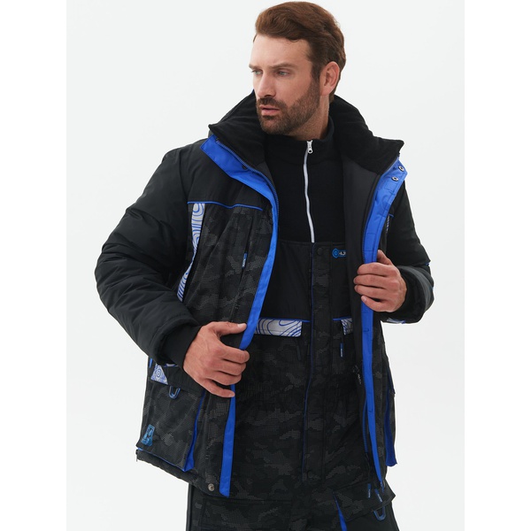 Костюм зимний Huntsman Elbrus черный, тк. Reflex Membrane