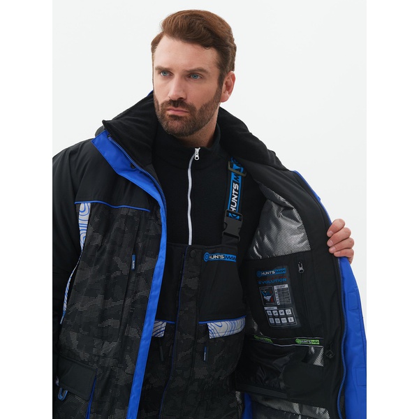 Костюм зимний Huntsman Elbrus черный, тк. Reflex Membrane