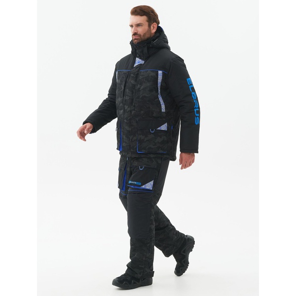 Костюм зимний Huntsman Elbrus черный, тк. Reflex Membrane