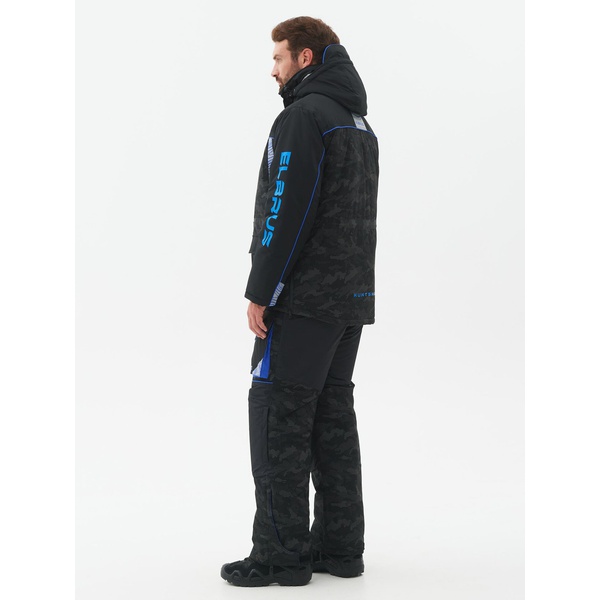 Костюм зимний Huntsman Elbrus черный, тк. Reflex Membrane