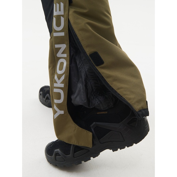 Костюм зимний Huntsman Yukon Ice хаки/чёрный, тк. Cat's Eye