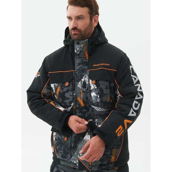 Костюм зимний Huntsman Канада V-2 КМФ (192) / чёрный