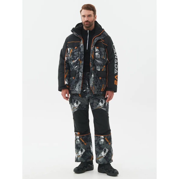 Костюм зимний Huntsman Канада V-2 КМФ (192) / чёрный