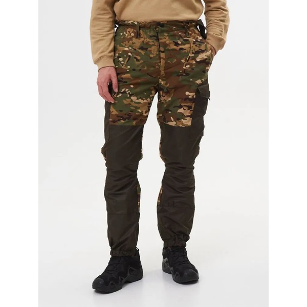 Костюм Huntsman Горка-5 Combo, демисезонный Мультикам/хаки, тк. смесовая рипстоп/cat's eye