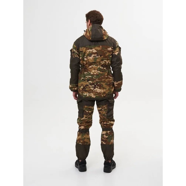 Костюм Huntsman Горка-5 Combo, демисезонный Мультикам/хаки, тк. смесовая рипстоп/cat's eye