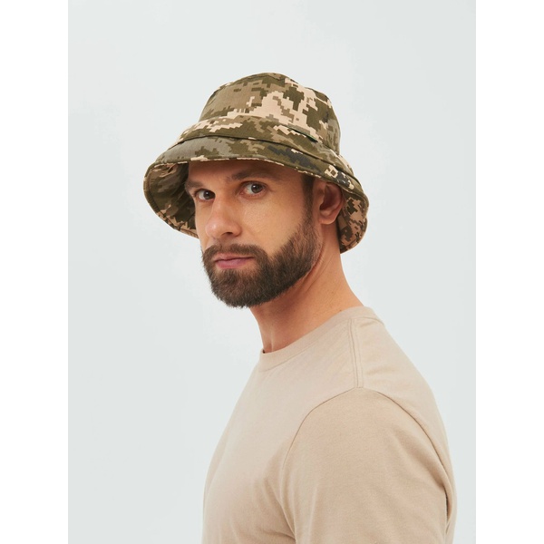 Панама-накомарник Huntsman Трансформер (тк. смесовая) 128/2 (светлый пиксель)