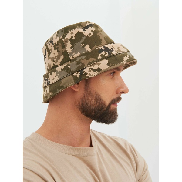 Панама-накомарник Huntsman Трансформер (тк. смесовая) 128/2 (светлый пиксель)