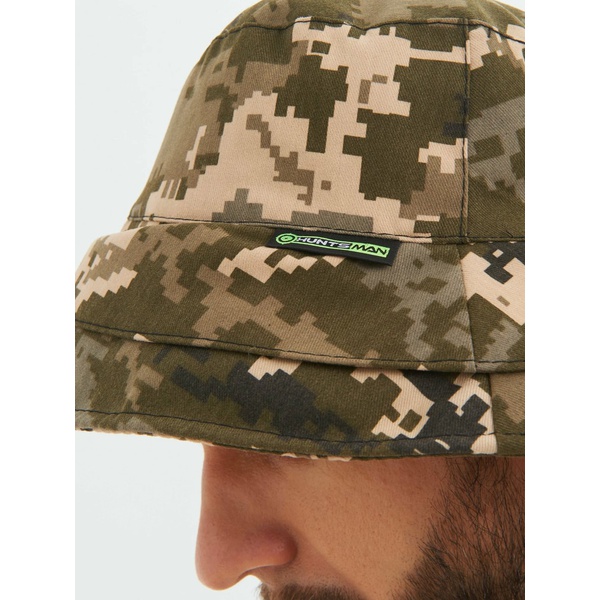 Панама-накомарник Huntsman Трансформер (тк. смесовая) 128/2 (светлый пиксель)