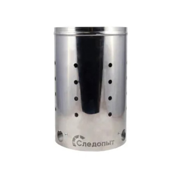 Стартер для быстрого розжига угля Следопыт 7 л, нержавеющая сталь