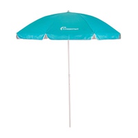 Зонт пляжный Следопыт прямой Голубой, d-180см, h-183см, d штока 19/22мм, Polyester 190T