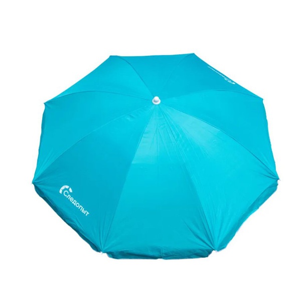 Зонт пляжный Следопыт прямой Голубой, d-180см, h-183см, d штока 19/22мм, Polyester 190T