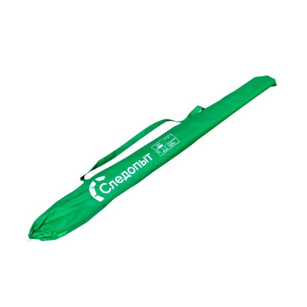 Зонт пляжный Следопыт прямой Зелёный, d-240см, h-230см, d штока 28/32мм, Oxford 210D