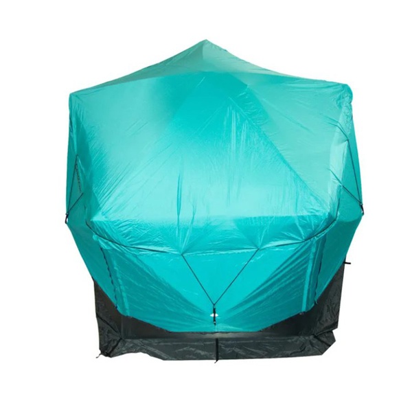 Шатёр Следопыт (быстросборный, 5 стен) серый/голубой