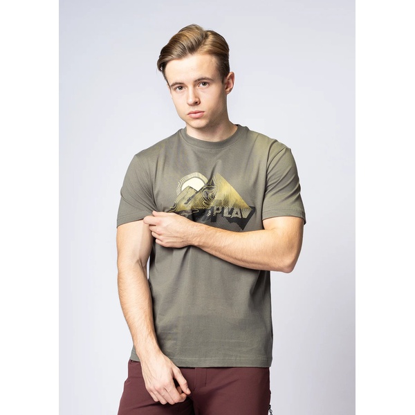 Футболка Сплав Mark Mountain серо-оливковый