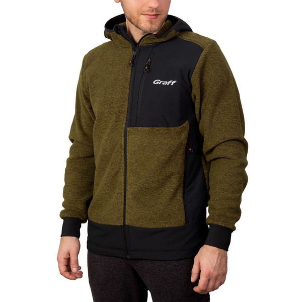 Кофта Graff 233-P-BL-13 флисовая коричневый