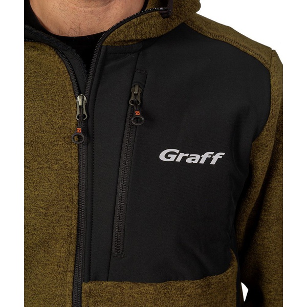 Кофта Graff 233-P-BL-13 флисовая коричневый