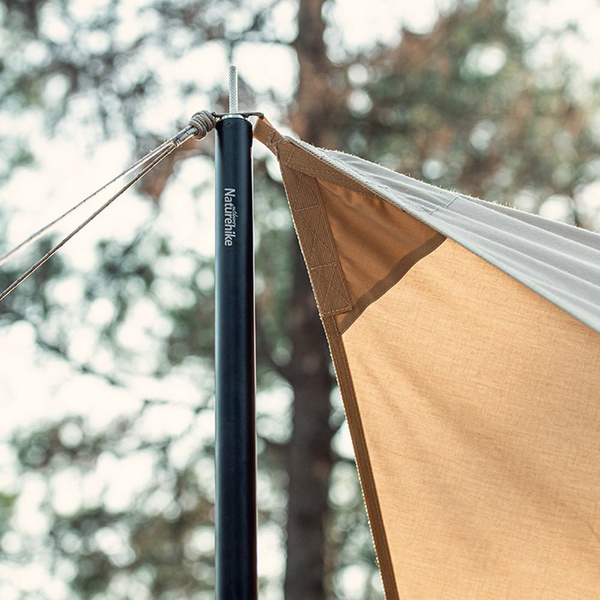 Стойка для тента Naturehike NH20PJ040 (алюм.сплав, 2.4 м, 1 шт.) черный