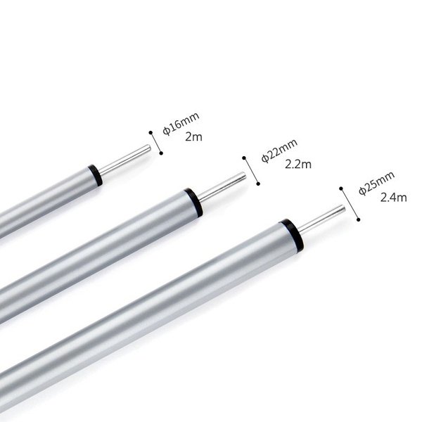 Стойки для тента Naturehike NH19PJ042 (оцинк. железо, 2.4 м, 2 шт.)